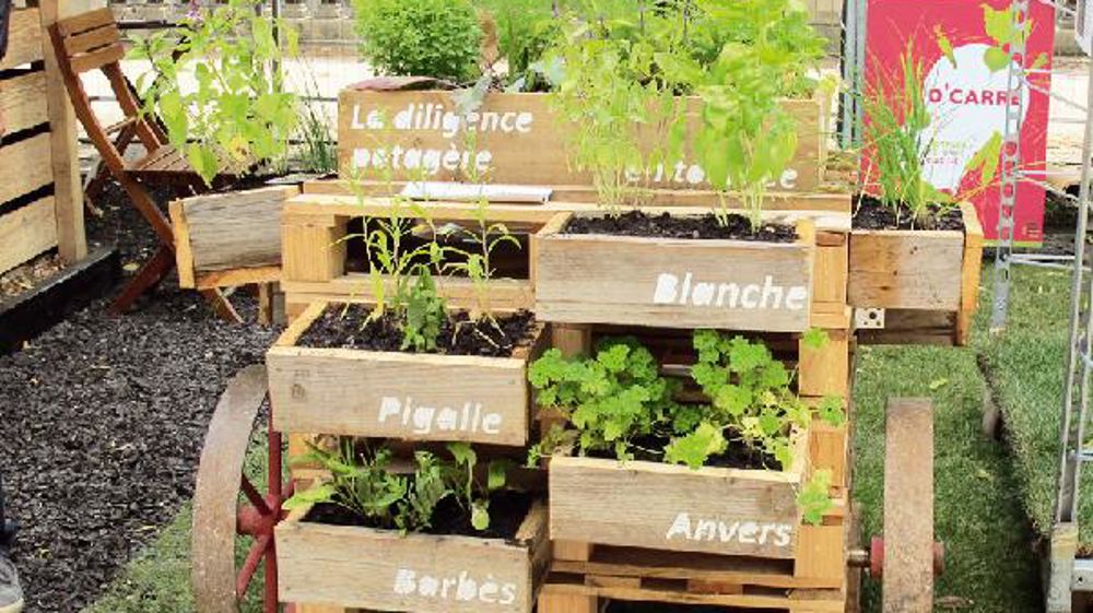 La diligence mobile : l'une des créations qui avait été présentée au concours de l'innovation de Jardins, Jardin en 2012.