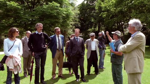 L'après-midi a débuté par la visite du jardin du Luxembourg.