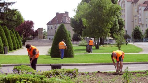Les secteurs du paysage et de l'horticulture sont demandeurs de main-d'oeuvre par intérim.PHOTO : PASCAL FAYOLLE
