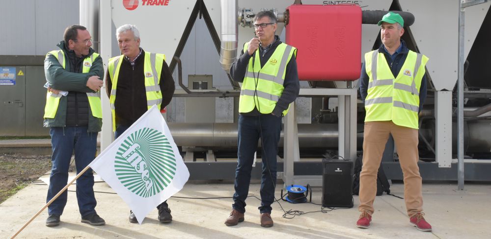 Le négociant en pommes de terre, Pierre Coisnon, au micro, n'hésite pas à parler de "tsunami d'inflation alimentaire qui se prépare", pour la récolte de 2023.