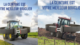 La MSA veut inciter les agriculteurs à porter la ceinture de sécurité en toutes circonstances. La MSA veut inciter les agriculteurs à porter la ceinture de sécurité en toutes circonstances.