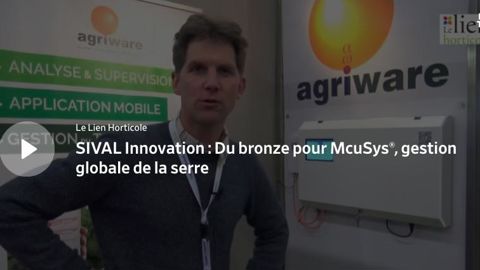 Du bronze pour McuSys, gestion globale de la serre
