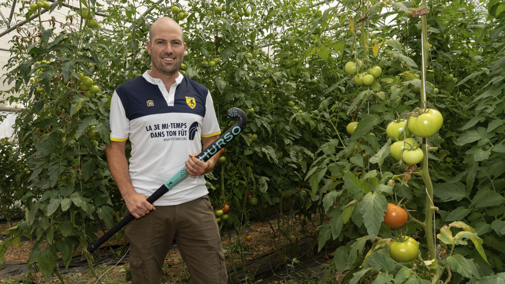 Depuis l’enfance,, Bastien Marchand   est passionné par le hockey sur gazon et s’est hissé au niveau national.
