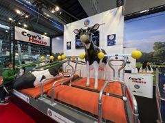 Cowhouse présente l’un des innovations marquantes pour les logettes. Sa Dreamstall (logette de rêve en anglais) supprime la barre avant, qui gène souvent l’animal et nécessite l’intervention de l’éleveur lorsqu’une vache se lève entre les logettes. La Dreamstall combine deux innovations. La première est l’utilisation de sphères écartées de 40 centimètres à la place de la barre avant. Cette solution permet à la vache de se tenir debout avec toutes ses pattes dans la logette. La seconde innovation Cowhouse présente l’un des innovations marquantes pour les logettes. Sa Dreamstall (logette de rêve en anglais) supprime la barre avant, qui gène souvent l’animal et nécessite l’intervention de l’éleveur lorsqu’une vache se lève entre les logettes. La Dreamstall combine deux innovations. La première est l’utilisation de sphères écartées de 40 centimètres à la place de la barre avant. Cette solution permet à la vache de se tenir debout avec toutes ses pattes dans la logette. La seconde innovation