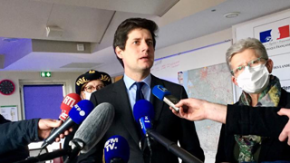 Le ministre de l’Agriculture, Julien Denormandie, a donné une conférence de presse dans les Landes ce vendredi 8 janvier 2021. © R. Borget/GFA Le ministre de l’Agriculture, Julien Denormandie, a donné une conférence de presse dans les Landes ce vendredi 8 janvier 2021. © R. Borget/GFA