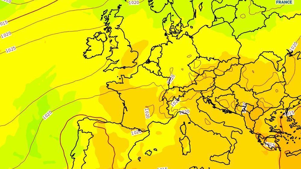 Météo-France annonce le retour de températures supérieures à 30 °C sur le nord de la France, et 35 °C au sud. © Météo-France