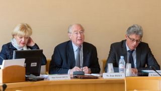 Les sénateurs lors de la présentation du rapport. © Sénat/S. Kerlidou Les sénateurs lors de la présentation du rapport. © Sénat/S. Kerlidou