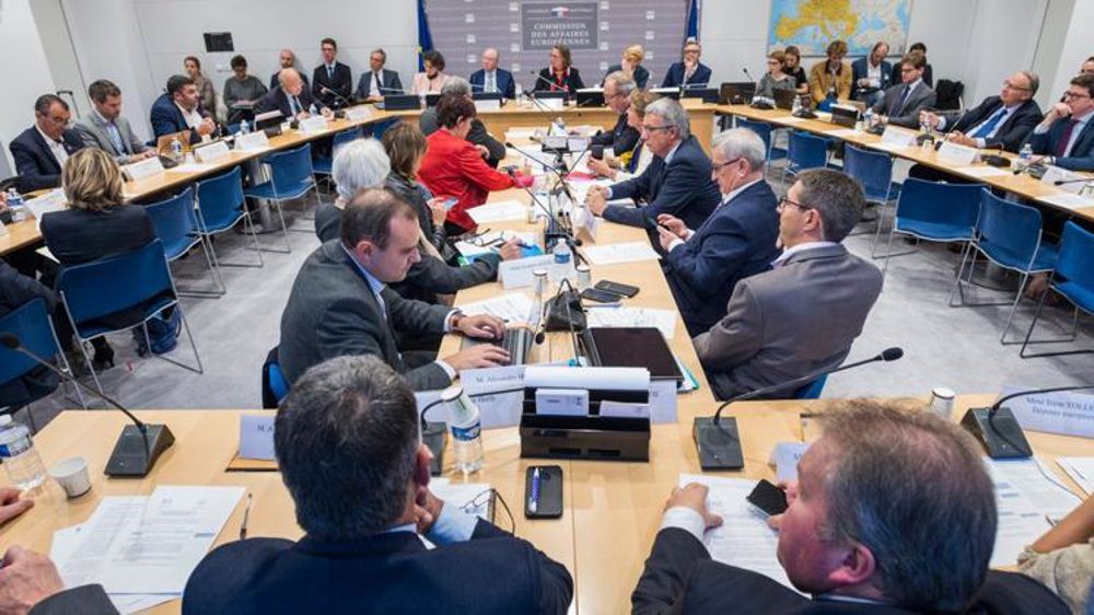 Députés, sénateurs et eurodéputés français ont tenu leur première conférence de consensus pour adopter un texte commun sur la politique agricole commune. © Compte Twitter de la commission des affaires européennes à l’Assemblée nationale. @AN_AfEu