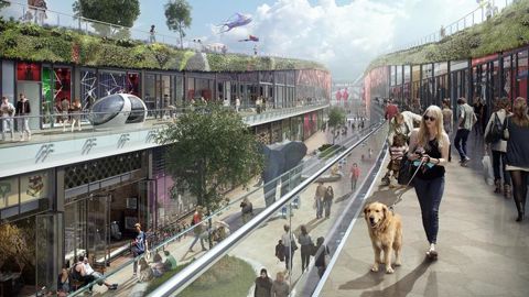 Des fédérations majeures de commerçants s’allient à la grogne contre le projet de mégacomplexe Europacity qui pourrait toucher au moins une dizaine d’agriculteurs.© Europacity Flickr Des fédérations majeures de commerçants s’allient à la grogne contre le projet de mégacomplexe Europacity qui pourrait toucher au moins une dizaine d’agriculteurs.© Europacity Flickr