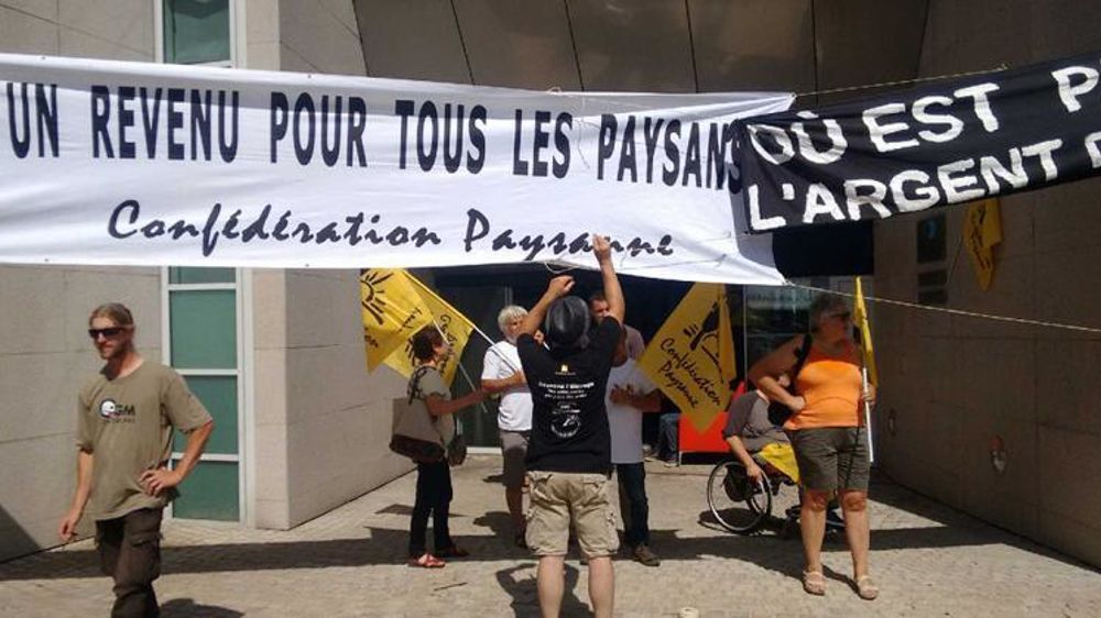 © Twitter/Confédération paysanne