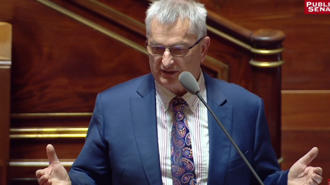 « Je proposerais bien au président du Sénat d’organiser des formations sur ce qu’est la loi », a provoqué Michel Raison. Capture d’écran