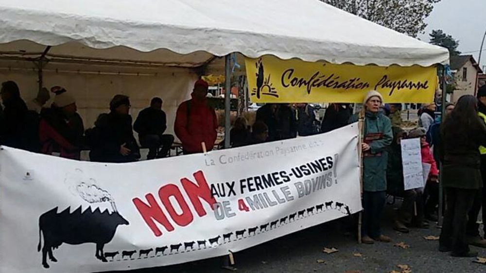 © Twitter/Confédération paysanne