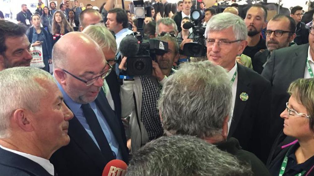 Stéphane Travert, le ministre de l’Agriculture, ce 11 septembre 2018 lors de l’inauguration du Space à Rennes. © V. Guyot/GFA