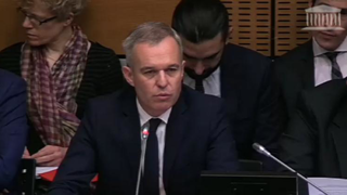 François de Rugy, le ministre de la Transition écologique, auditionné ce 8 novembre 2018 par à l’Assemblée nationale la mission d’information sur le suivi de la stratégie de sortie du glyphosate. © Assemblée nationale François de Rugy, le ministre de la Transition écologique, auditionné ce 8 novembre 2018 par à l’Assemblée nationale la mission d’information sur le suivi de la stratégie de sortie du glyphosate. © Assemblée nationale