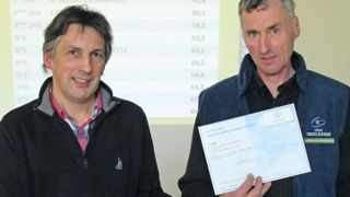 Jean-Luc Leportier (à droite) est le premier lauréat du concours d'Orne Conseil levage dont Jean-François Le Meur est le président.© C. H. Jean-Luc Leportier (à droite) est le premier lauréat du concours d'Orne Conseil levage dont Jean-François Le Meur est le président.© C. H.