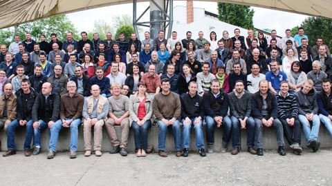 Cent trente techniciens et ingénieurs de la Fédération interdépartementale des entreprises de conseil élevage (Fidocl) se sont réunis fin avril au lycée agricole de Cibeins (Ain). © A.B.