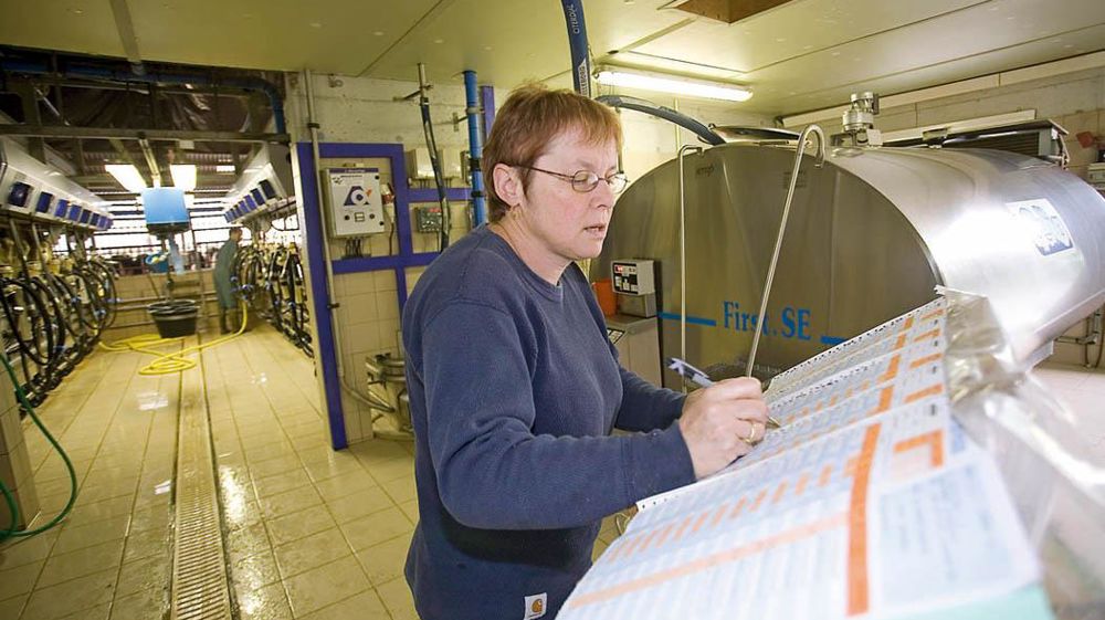 Le contrôle laitier argumente sur les gains et les économies possibles liés à ses conseils.© CHRISTIAN WATIER