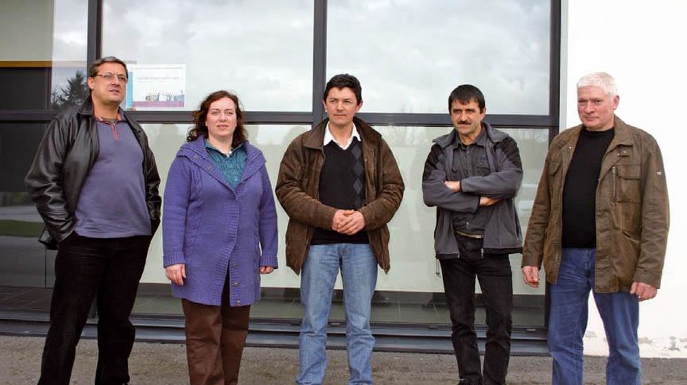 Ronan Jacques, Christine Lairy, Claude Patinec, Pascal Crenn et Serge Le Doaré.