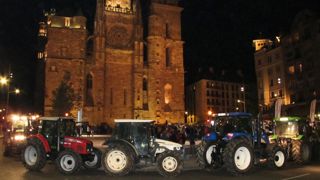 Les manifestations se succèdent dans l'Aveyron où 160 communes se retrouvent classées en zone vulnérable. © D.G. Les manifestations se succèdent dans l'Aveyron où 160 communes se retrouvent classées en zone vulnérable. © D.G.