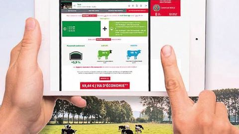 LG Vision Ration Gagnante, OAD pour optimiser la ration des bovins.
