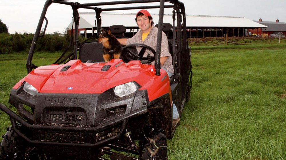 Jo Tomandl est un « grazer » qui va de l'avant. Après avoir monté un élevage de 156 vaches sur 120 ha, il a investi en 2010 dans une seconde exploitation à 4 miles de la première (180 vaches sur 80 ha).© A.B.
