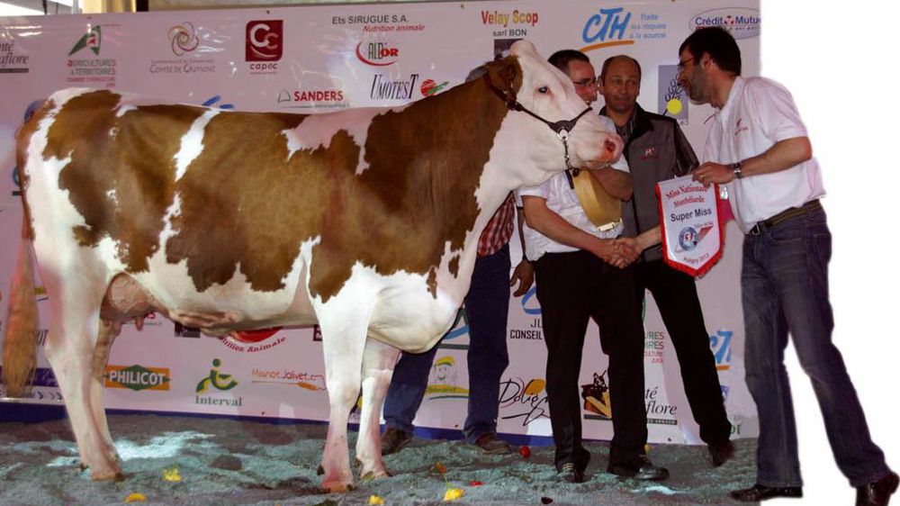 Super Miss Douchka (Redon/ Oriel) au Gaec Jammes à Chaspuzac (Haute-Loire)