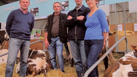 De gauche à droite, plusieurs des membres fondateurs : Pascal Orvain, Hubert Lahaye, David Cahorel et Marie-Pierre Orvain© C.H.