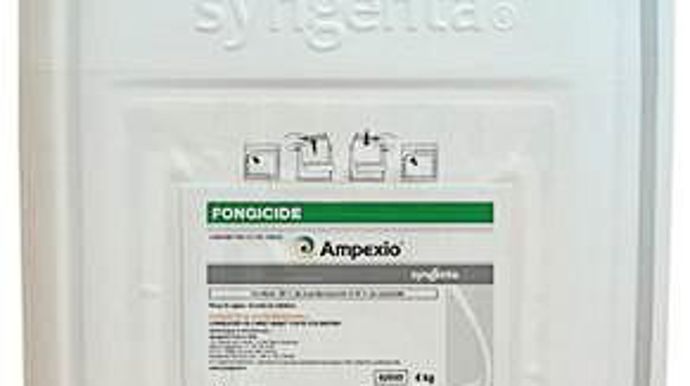 Ampexio de Syngenta,250 g/kg de mandipropamid et 240 g/kg de zoxamide.