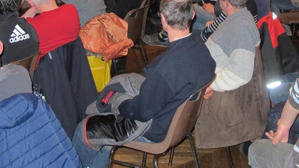 À chaque réunion, Max Vié, président de l'OPNC, chiffre les frais de justice à 275 € par adhérent si 300 producteurs s'engagent.© C.H.