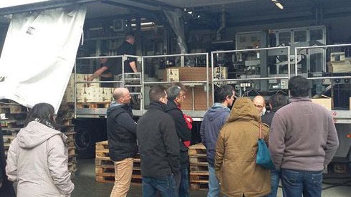 Une soixantaine de vignerons ont participé à la journée proposée par Euralis, le 5 mars, à Port-Sainte-Foy (Gironde), sur la présentation de ses services viticoles et vinicoles. © EURALIS Une soixantaine de vignerons ont participé à la journée proposée par Euralis, le 5 mars, à Port-Sainte-Foy (Gironde), sur la présentation de ses services viticoles et vinicoles. © EURALIS