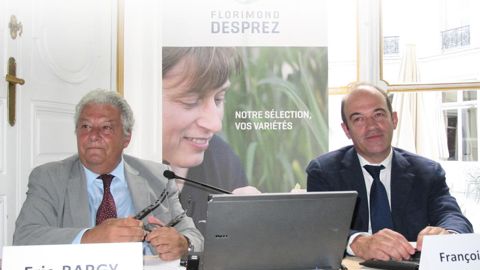 Eric Bargy conserve la direction générale de Germicopa, sous l'autorité de son nouvel actionnaire Florimond Desprez, représenté par son président, François Desprez.R. FOURREAUX Eric Bargy conserve la direction générale de Germicopa, sous l'autorité de son nouvel actionnaire Florimond Desprez, représenté par son président, François Desprez.R. FOURREAUX