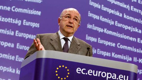 Joachim Almunia, commissaire à la Concurrence, ne voit pas d'un bon oeil le fait de donner plus de pouvoir aux organisations de producteurs. © SIPA-AP