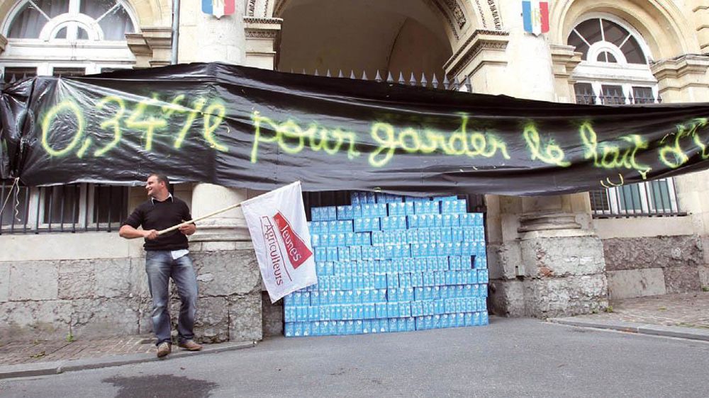 La FNPL avertit la grande distribution : « Pas de sabordage de l'accord en refusant des hausses de tarifs ».© PHOTOPQR/VOIX DU NORD/ÉMILIE DENIS