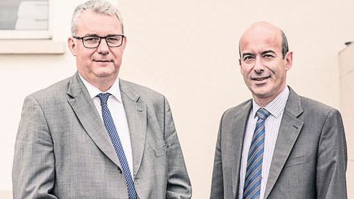 Denis Simon, directeur général et Christophe Grison, président de Valfrance.GLENN ULRICI