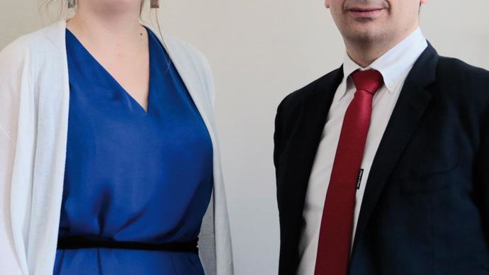 Clotilde Pinet, chargée de mission au Club du retour à la Terre, et Benoît Planques, président d'Afaïa.R. FOURREAUX