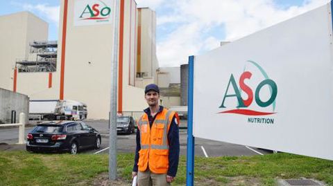 Pour Nicolas Lechesne, responsable de l'usine ASO de Champagné, le pari industriel de la joint-venture Agrial-Sanders est tenu tant en volume qu'en optimisation énergétique. © Y. BOLOH Pour Nicolas Lechesne, responsable de l'usine ASO de Champagné, le pari industriel de la joint-venture Agrial-Sanders est tenu tant en volume qu'en optimisation énergétique. © Y. BOLOH