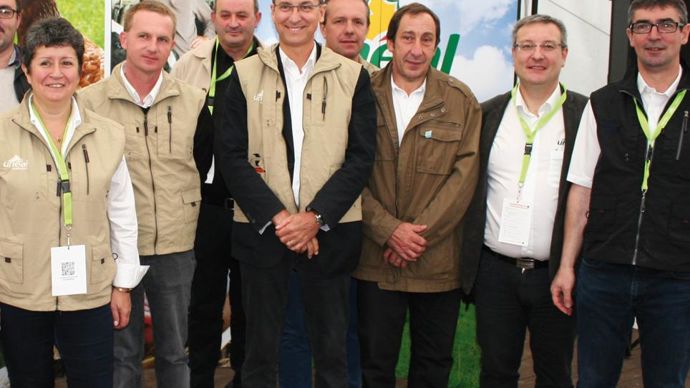 L'équipe dirigeante d'Unéal a présenté ses investissements dans l'élevage et l'énergie.B. CAILLIEZ