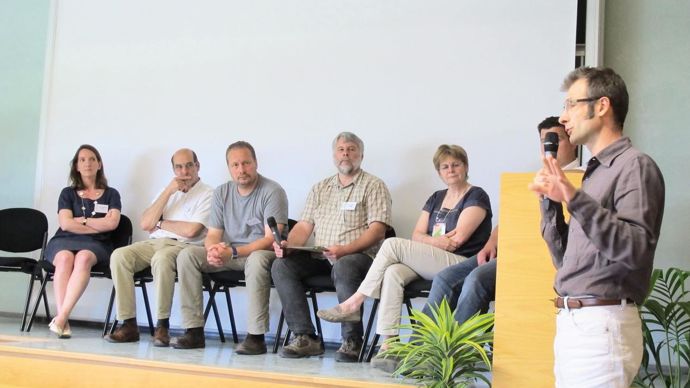 Xavier Daire, de l'Inra de Dijon, a animé une table ronde sur les perspectives d'avenir des SDP.M. COISNE