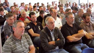 Le travail d'organisation des producteurs continue. Dans l'Orne, qui compte 70 % d'éleveurs Lactalis, la FDSEA a organisé des réunions d'informations.© DR Le travail d'organisation des producteurs continue. Dans l'Orne, qui compte 70 % d'éleveurs Lactalis, la FDSEA a organisé des réunions d'informations.© DR