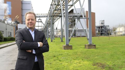  « Notre création de valeur doit être associée à du made in France », insiste Christophe Beaunoir, directeur général de Saipol, ici à l’usine du Mériot (Aube). 