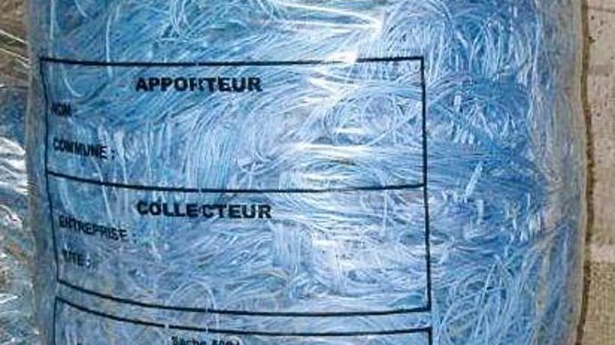Le marché est évalué à 20 000 t de ficelles et 8 000 t de filets balles rondes. L'objectif est de recycler la moitié de ce tonnage d'ici cinq ans.