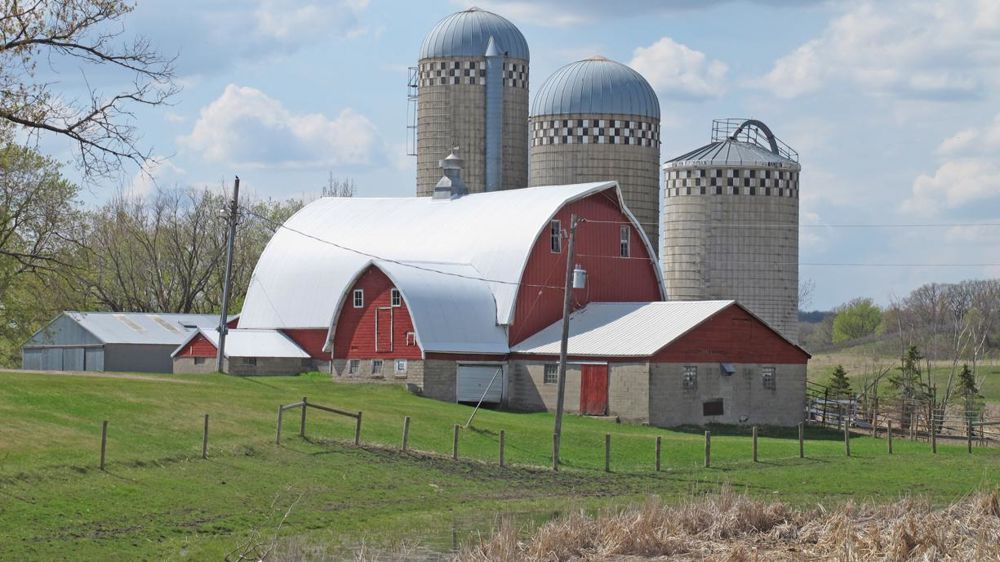 Déclin. Ces granges typiques du Middle West sont aujourd’hui souvent abandonnées. Les élevages de moins de 200 vaches ont des coûts trop élevés pour résister à la chute durable des prix. P.l.c. Déclin. Ces granges typiques du Middle West sont aujourd’hui souvent abandonnées. Les élevages de moins de 200 vaches ont des coûts trop élevés pour résister à la chute durable des prix. P.l.c.