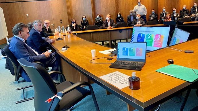 Le 13 décembre, Thierry Blandinières s’est rendu, accompagné du DRH d’InVivo, Sébastien Graff, et de Jean-Michel Soufflet, au siège du groupe, à Nogent-sur-Seine, pour rencontrer  le CSE et une partie de l’équipe dirigeante.