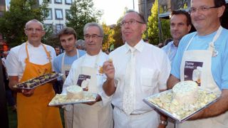 Le syndicat de la fourme d'Ambert a organisé une grande « Happy Fourme » en septembre à Clermont-Ferrand pour fêter 40 ans d'AOC.© M.R.-M. Le syndicat de la fourme d'Ambert a organisé une grande « Happy Fourme » en septembre à Clermont-Ferrand pour fêter 40 ans d'AOC.© M.R.-M.
