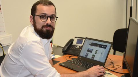 A 33 ans, Julien Malherbe est le nouveau directeur du service communication et systèmes d'informations.A. RICHARD