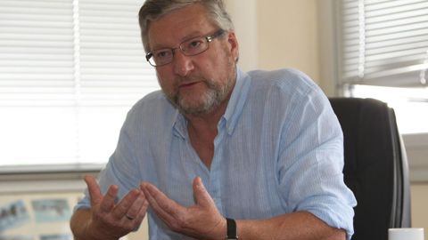 « Terra Lacta continue de collecter le lait. Un contrat pour 700 Ml de lait de vaches et 150 Ml pour les chèvres est signé avec Bongrain pour vingt ans », précise Alain Lebret, président de Terra Lacta.© PHOTO PQR-LA CHARENTE LIBRE-PHIL MESSELET