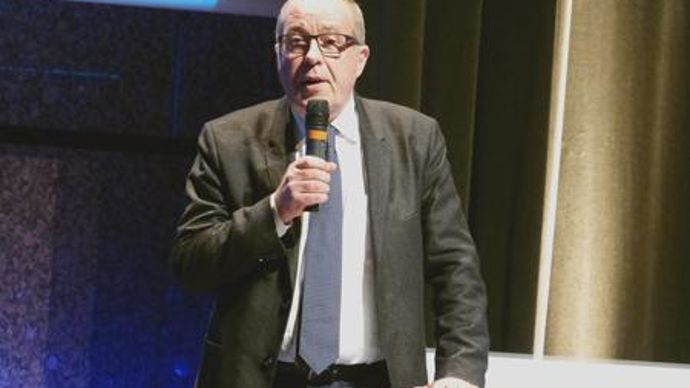 Philippe Mangin, président du conseil d'administration d'InVivo (ici, au congrès 2016), va demander aux ministères concernés un aménagement conjoncturel de la LME, pour les délais de paiement. © M. COISNE Philippe Mangin, président du conseil d'administration d'InVivo (ici, au congrès 2016), va demander aux ministères concernés un aménagement conjoncturel de la LME, pour les délais de paiement. © M. COISNE
