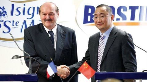 Le 3 juillet, Daniel Delahaye, directeur d'Isigny, et Luo Fei, dirigeant du groupe chinois Biostime, ont signé un accord de partenariat... et de financement.