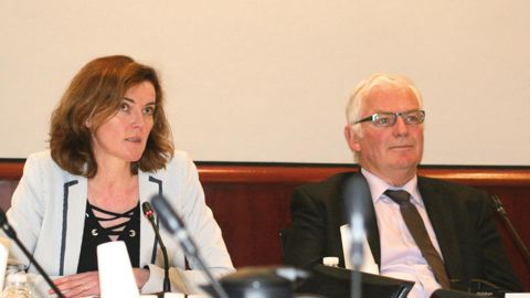 Catherine Dagorn, directrice du Gnis et Pierre Pagesse, président : « Les surfaces de production de semences vont inévitablement baisser cette année en France. »B. CAILLIEZ