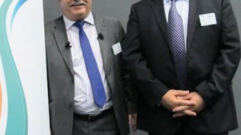 Jean-Guy Lelu (à gauche), DG d'Holdis-Agridis, et Xavier Bernard, président d'Agridis.H. LAURANDEL